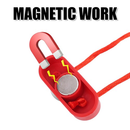 Treadmill Magnet Safety Key Replacement, 1.7x0.7in Magnetic Safety Switch Universal Treadmill Emergency Stop Magnet for Running Machines Treadmills (Flat Oval)