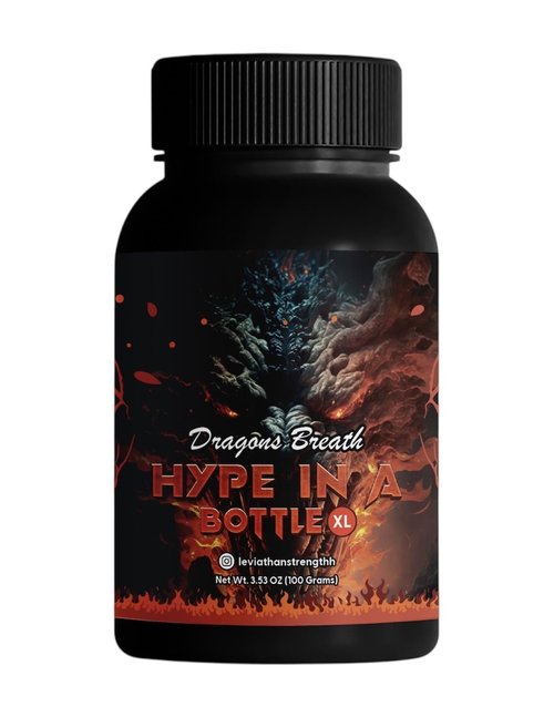 Gym Bundle – Hype in a Bottle Smellling Salts (Pre-Activated, 0.8oz) + Grippa Liquid Chalk | Focus & Grip Enhancer for Weightlifting, PRS, and Powerlifting