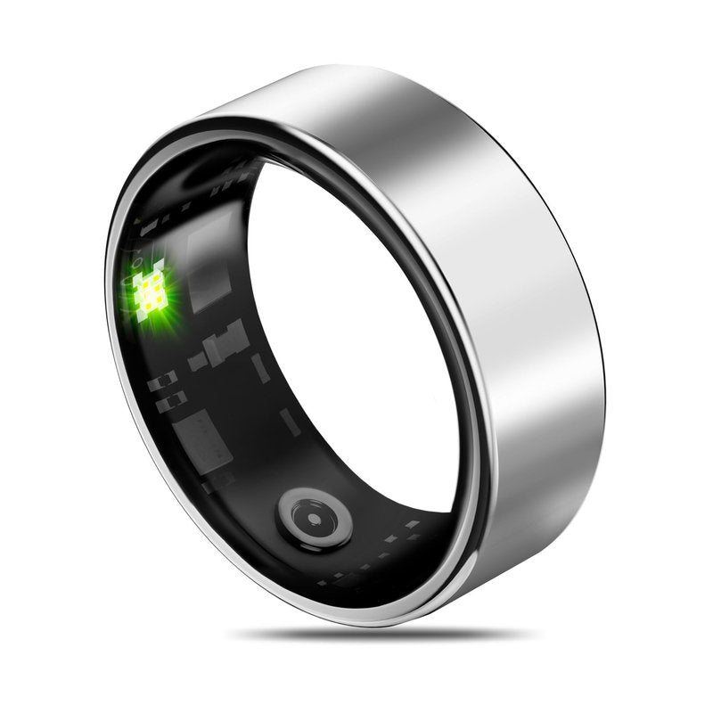 Milavan Smart Health Ring for Women Men Fitness Tracker with Heart Rate, Blood Oxygen, Blood Pressure, Sleep Monitoring, Step Counting, Light Gray 12