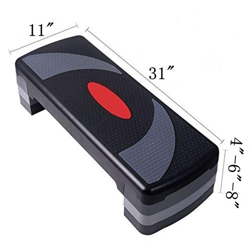 GAMERIEND 31" Adjustable Workout Aerobic Stepper in Fitness & Exercise