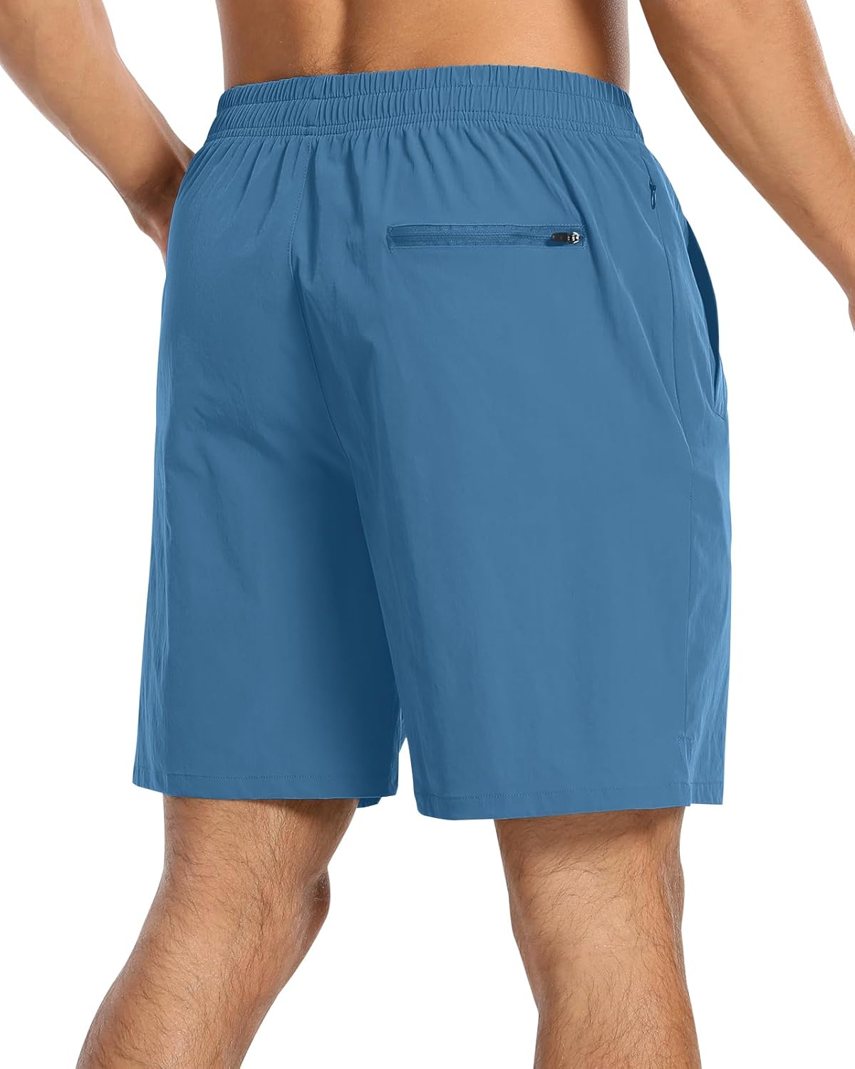 2 Pack Mens Athletic Workout Shorts 7 Inch Quick Dry Gym Shorts with Pockets, Sports Tennis Running Shorts for Men
