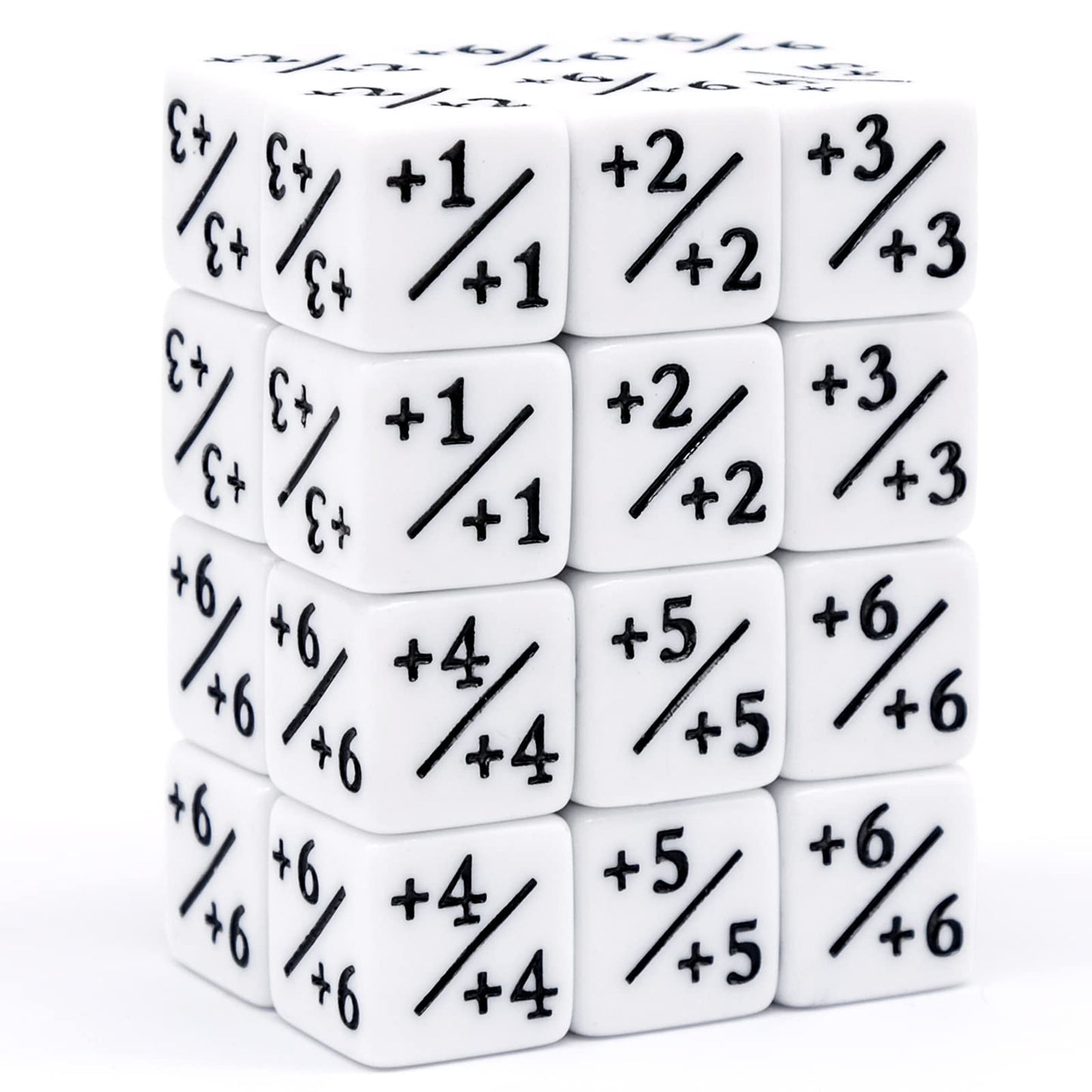 24 Pieces Dice Counters Token, D6 Dice Cube Loyalty, MTG CCG Compatible Card Game Accessories