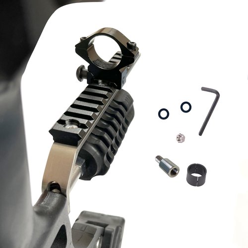 - QI HUO JU - Archery Bow Flashlight Mount Universal Bowfishing Light Mount Stabilizer Holder for Compound Bow Outdoor Hunting Shooting Accessories