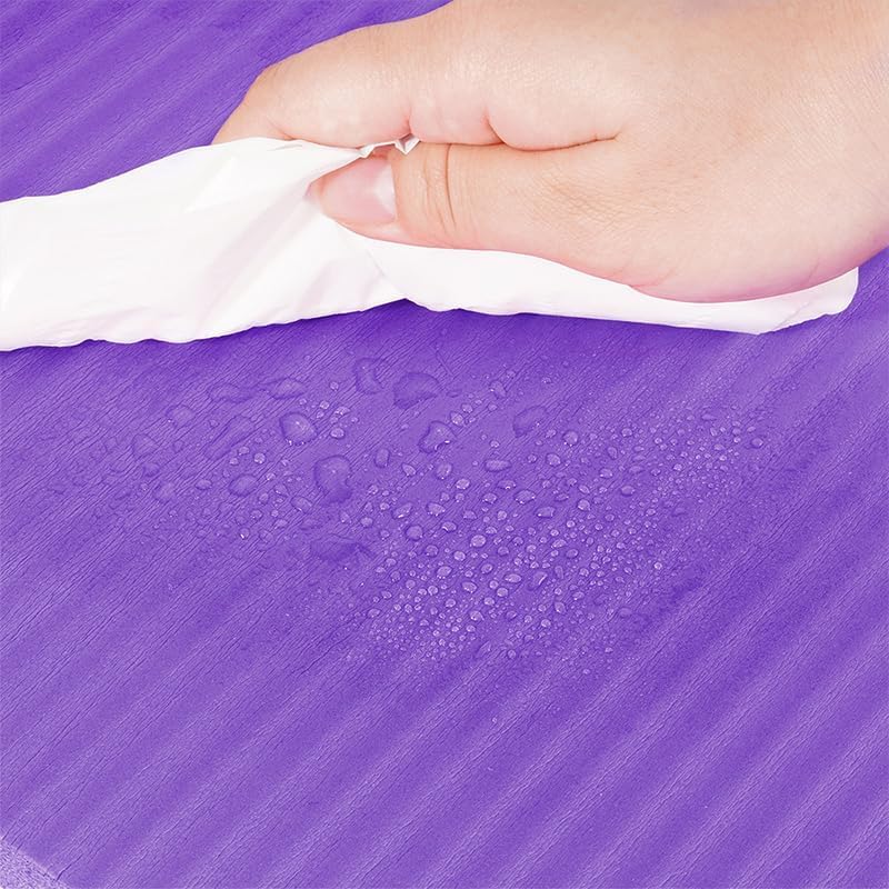 1/2-Inch Extra Thick High Density Anti-Tear Exercise Yoga Mat with Carrying Strap, Multiple Colors
