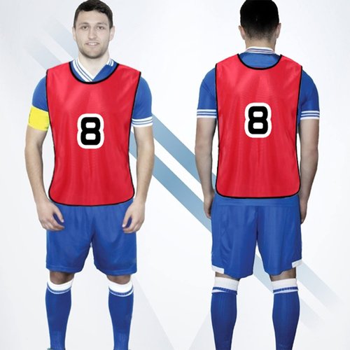 24 Pack Scrimmage Team Soccer Pinnies Vests Jerseys with Belt, Basketball Football Practice Jerseys for Men, Team Training Practice Vests Pinnies for Sports Youth and Adult