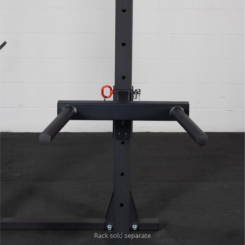 Titan Fitness X-3 Series Y-Dip Bar, Rack Mounted Dip Attachment, 550 LB Capacity, Fits 3" x 3" Tubular Steel