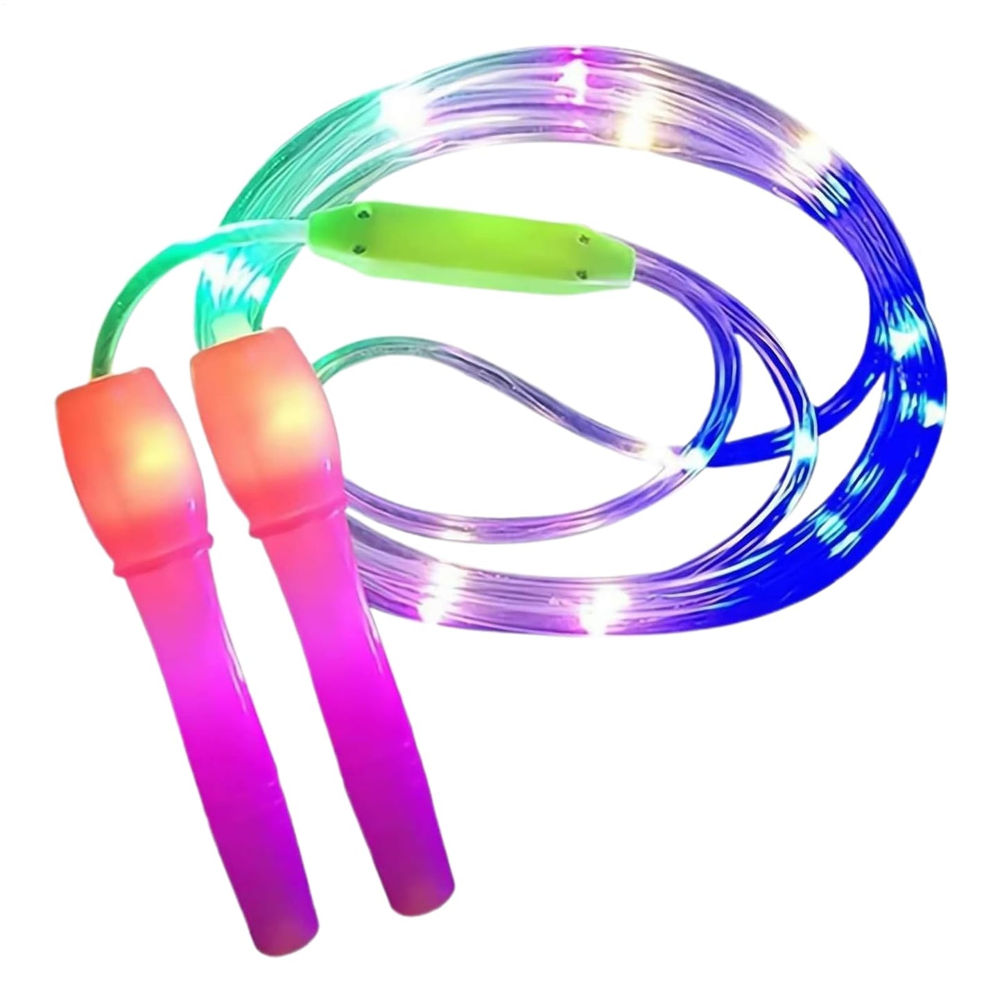 LED Jump Rope - Rechargeable Light Up Skipping Cable, Adjustable Fitness Equipment | Non-slip Fitness Equipment Sport Accessories, Illuminated Exercise Tool, Workout Gear for Women, Girls,