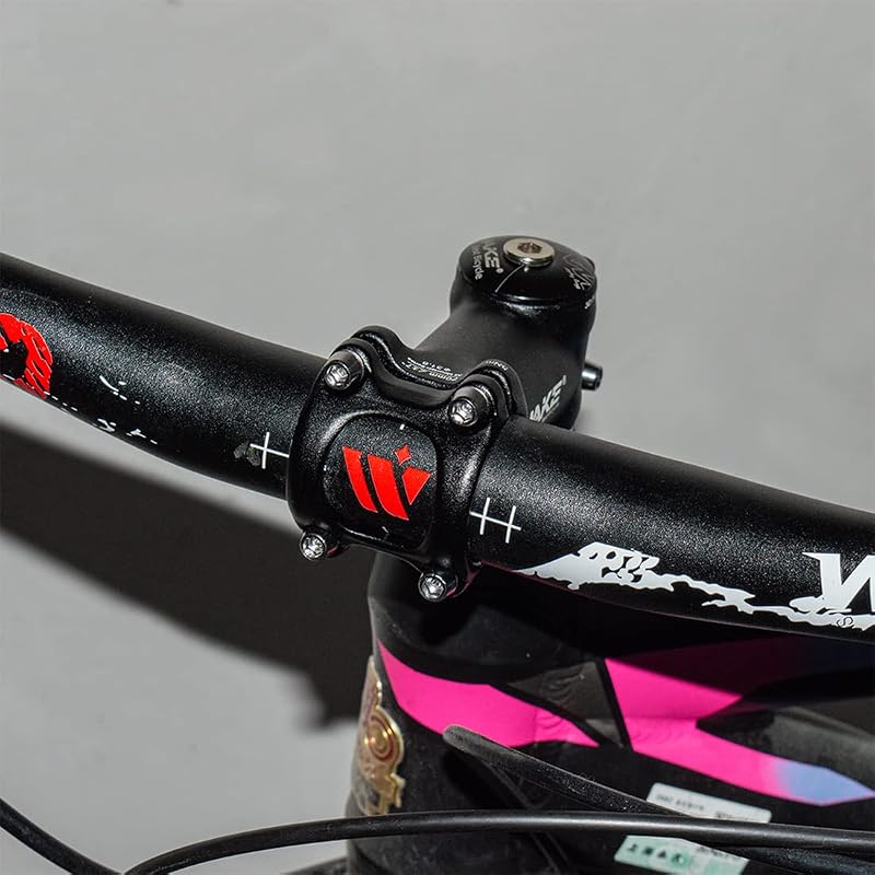 Bike Stem 31.8mm x 35mm 7° Aluminum Alloy Short Handlebar Stem for Mountain, Road & BMX - LiteOne