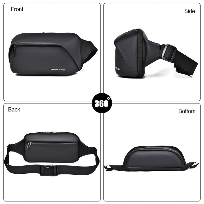 FANDARE Sling Bag Small Crossbody Shoulder Bag Backpack for Men Casual Lightweight Personal Flex Chest Pack Everyday Carry Bag for Tactical Travel Work Outdoor Hiking Cycling Grey
