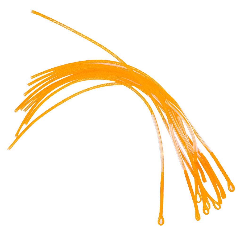 10PCS Fly Fishing LineFishing LineFly Line Fly Fishing Line Fishing Line, Fishing Loop Line Fly Fishing Ers Tippets (Yellow 30LB)