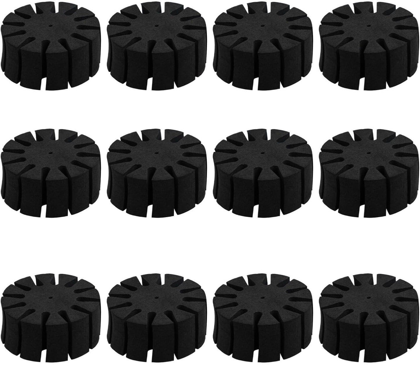 12PCS Arrow Holder Insert for Hunting EVA Foam Round Rack for Separating Arrows Compact Design for Easy Portability (12pcs)