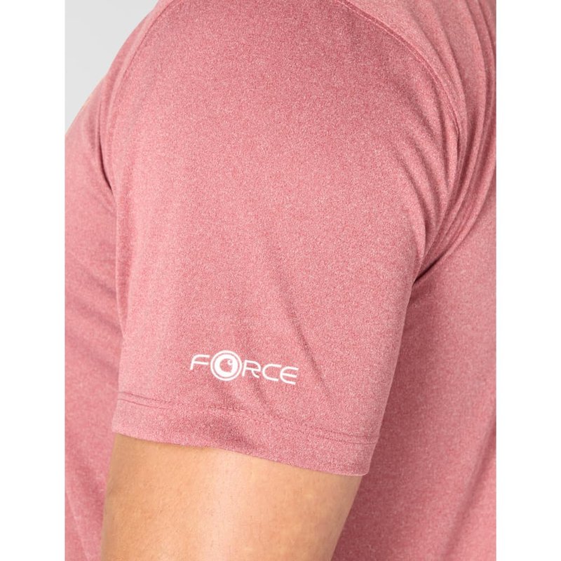 Carhartt Men's Force Sun Defender Lightweight Short-Sleeve Logo Graphic T-Shirt, Amber Terrain Heather, Large