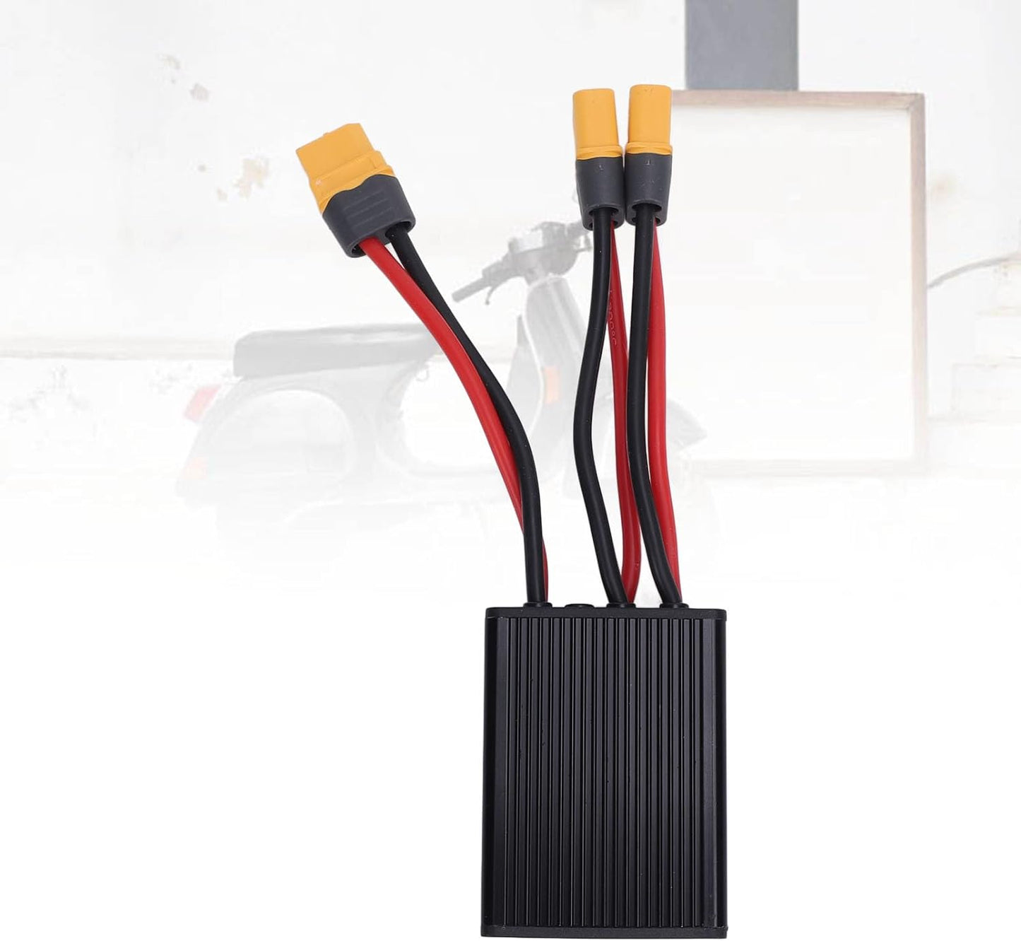 24-72V Double Battery Discharge Converter, 30A Double Battery Balancer with Aluminum Alloy for Electric Cycle