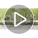 400pcs White and Gold Plastic Dinnerware Set for 50 Guests - Elegant Party Plates