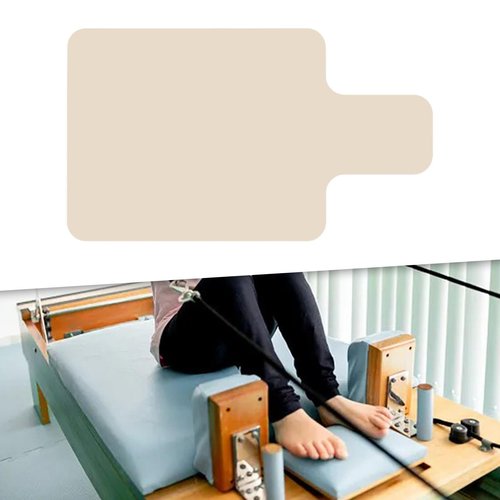 Generic High Performance Pilates Mat for Reformer Fitness Studio, Beige