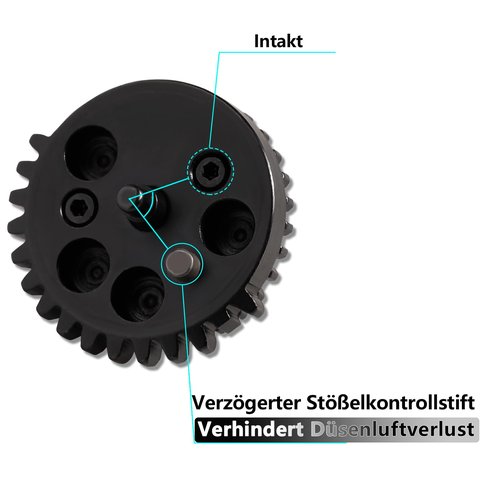 T238- AEG Gear Set Basic Edition V2 V3 Gearbox Upgrade Kit, for M4/AK/MP5/G36/P90 CNC Machined (13:1)
