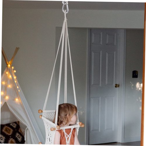 Toddmomy Hammock Hanger Hardware Kit 4 Pack Swing Hanging Kit Fixed Hooks and Spring Hooks for Swing Set