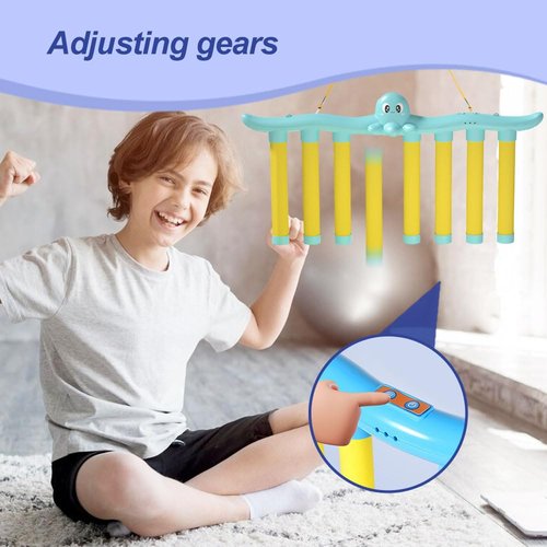 Reflex Game Falling Sticks,Reflex Stick Game, Catching Sticks Games, Stick Drop Games, 2025 New Hand Eye Coordination Training, Reaction Time Training with Remote Control 3 Speed Adjustable (Blue)