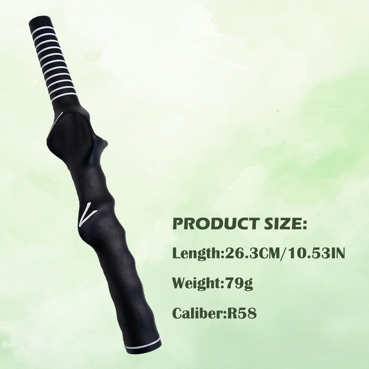 2 PCS Golf Swing Training Grip, Left-Hand Golf Club Grip Trainers, Golf Practice Aid for Beginner Learn Correct Grip Posture