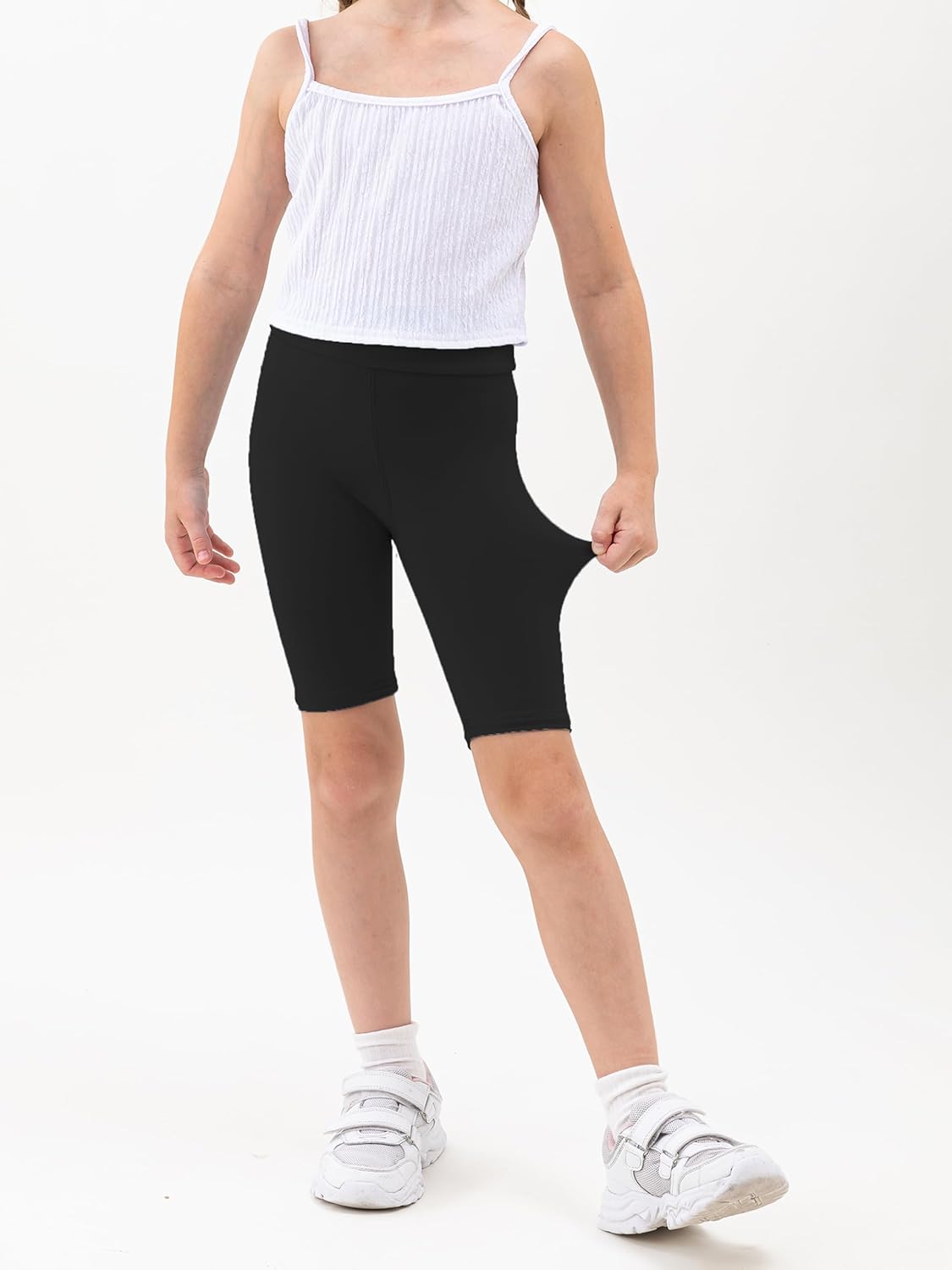 10 Pack Girls Bike Shorts 2.36” High Waisted Black Yoga Shorts for Toddler Girls Running Dance Jumping Sports Cheer