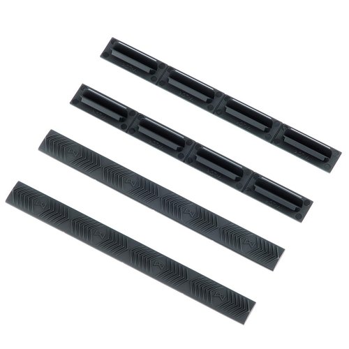 Picatinny Rubber Rail Accessory for Easy Installation Fit for MLOC Black