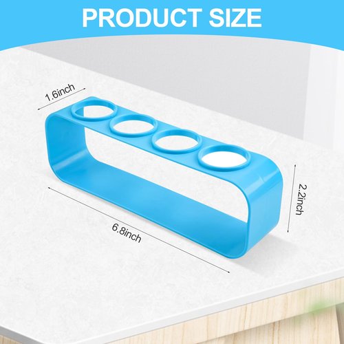 Flavor Cartridge Holder for Cirkul - 2 Pack 8-Slot Storage Organizer Stand, Durable ABS Anti-Slip Pod Rack - Kitchen Desktop Tray for Water Bottle Refills & Gifts