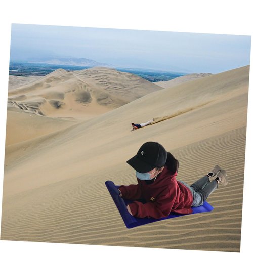 Garneck Portable Sand & Snow Sled - Lightweight Sliding Board for Outdoor Winter & Summer Fun - for and Adults Ideal for Beach and Sliding Adventures