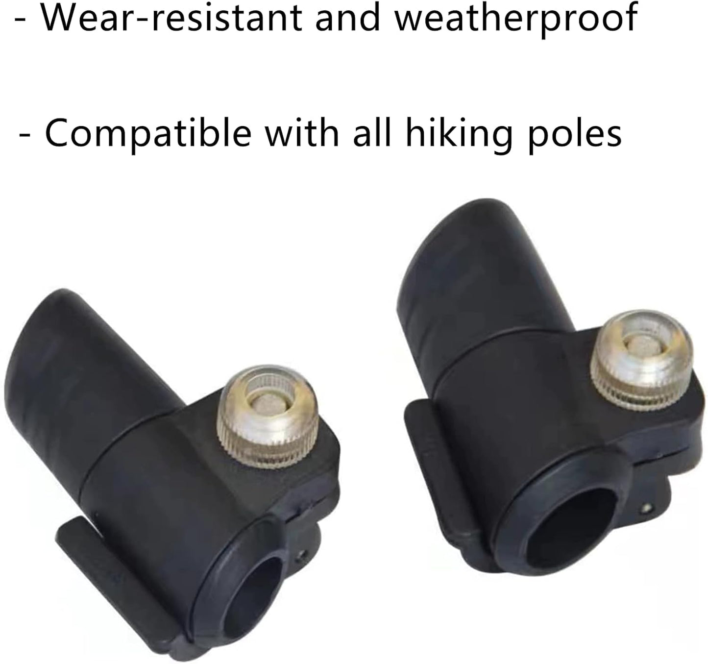 3 Pcs Hiking Poles Lock, Quick Release Flip Lock Fastener Buckle Clip with Nut Screws for Hiking Pole Walking Stick Camping Mountaining Backpacking Outdoor Repair Spare Parts,18mm/16mm/14mm