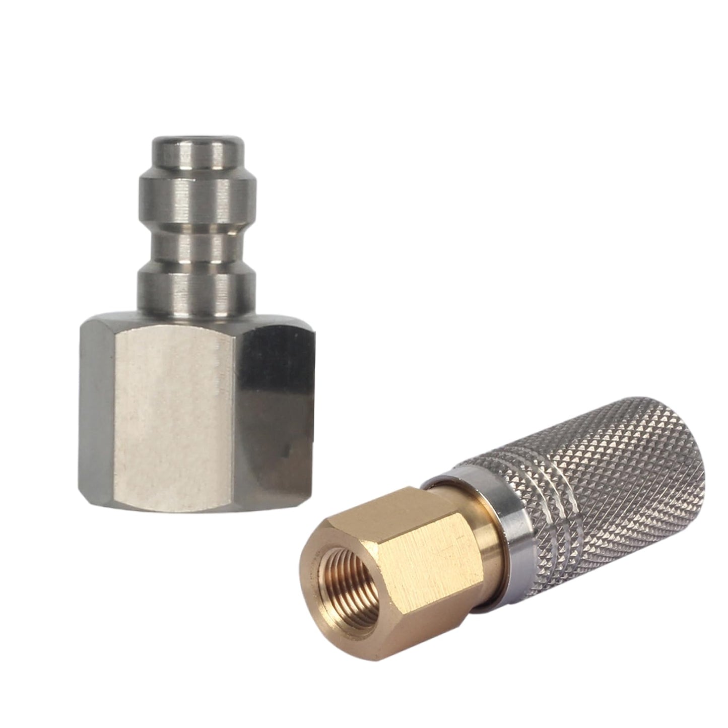 HHUXIUE Paintball Filling Equipment Adapter Air Hose Extension,39in Air Filling Station Charging System Whip Hose with 8mm Male and Female Qick Connector