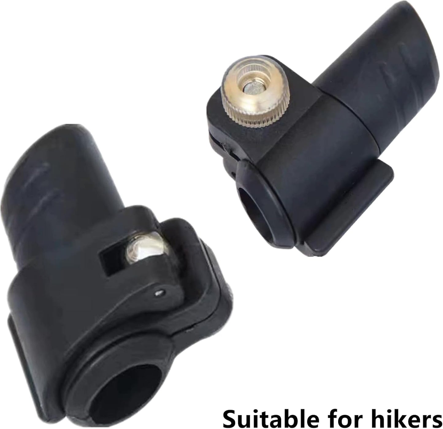 3 Pcs Hiking Poles Lock, Quick Release Flip Lock Fastener Buckle Clip with Nut Screws for Hiking Pole Walking Stick Camping Mountaining Backpacking Outdoor Repair Spare Parts,18mm/16mm/14mm