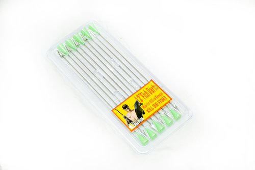 Slock Master Big Bore Blow Gun Fishing Darts, 12 Inch Razor Sharp Darts, 10 per Package, Made for The Fish Hawk Blow Gun