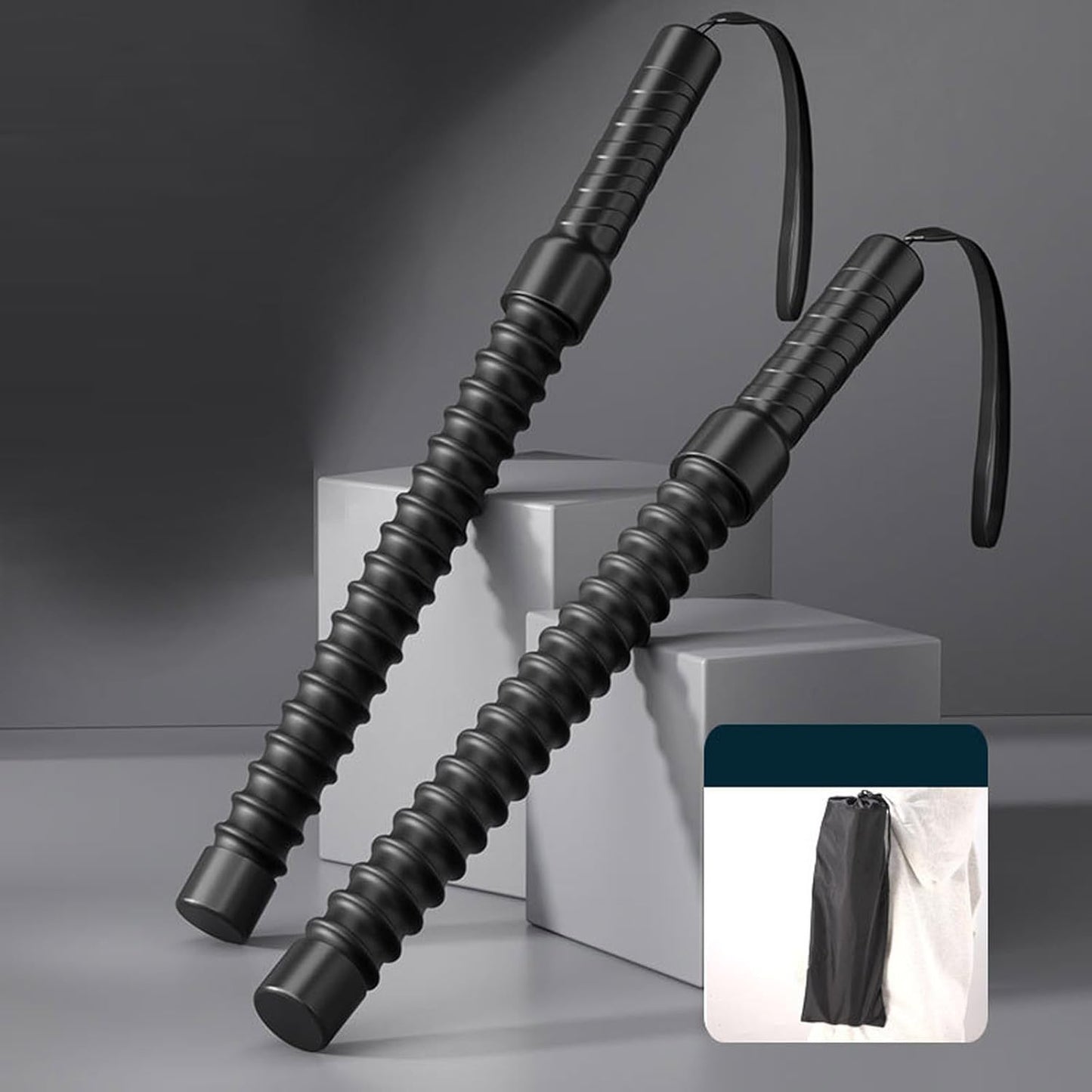 2025 2-Piece Battle Ropes for Home Gym Muscle Building Workout Ropes Portable Strength Conditioning Equipment (Rope with Bag)