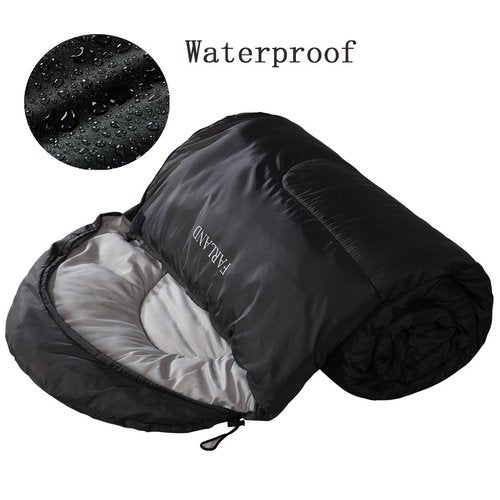 FARLAND Sleeping Bags for Adults Teens Kids with Compression Sack Portable and Lightweight for 3-4 Season Camping, Hiking,Waterproof, Backpacking and Outdoors