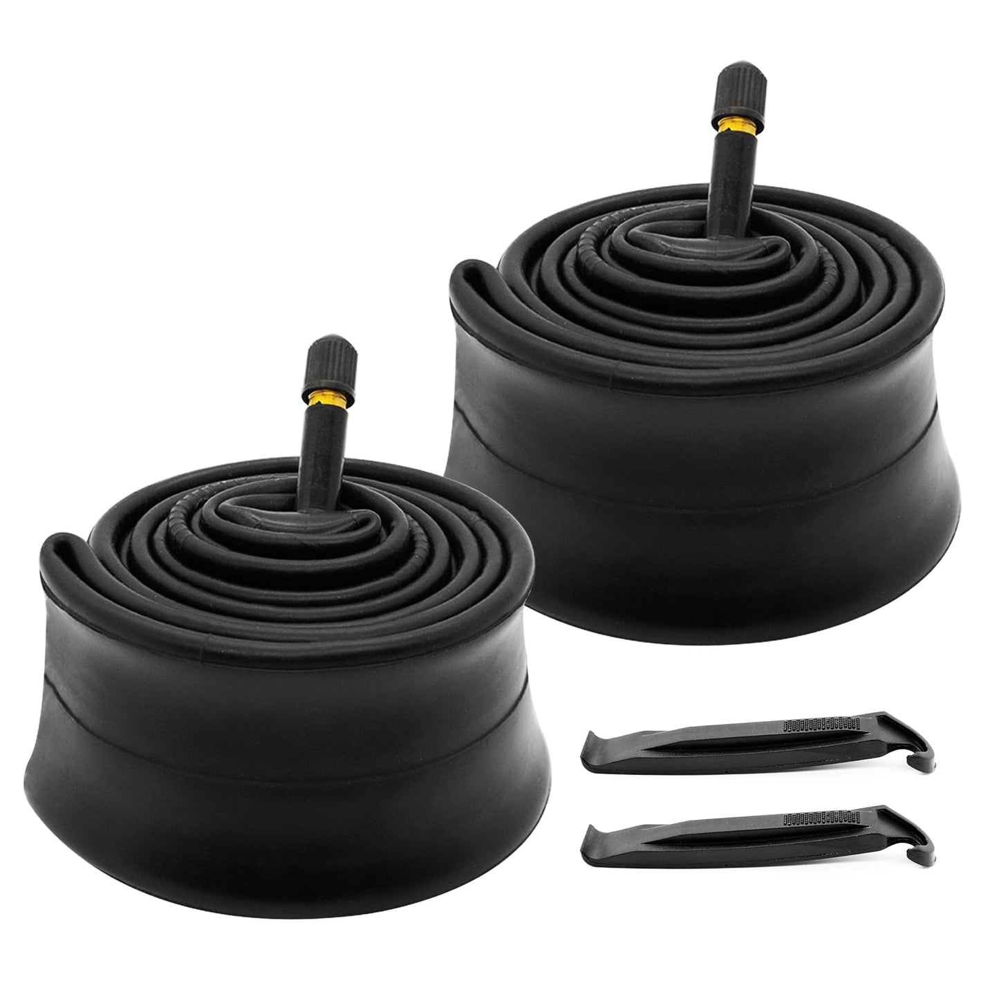 2 Set 20x2.125 Bike Tubes 20 inch Heavy-Duty Inner Tubes