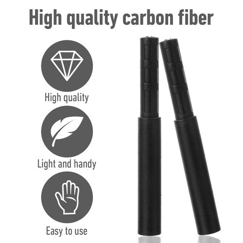 Bremorou 4 Pcs Golf Shaft Extension Golf Club Extension Rod Club Shaft Extensions Stick Extender Extensions for Graphite Shafts for Iron Wood Putter Accessories(Black)