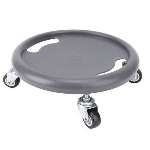 NOENNULL 4-Wheel Roller Trainer for Enhanced Core Strength and Fitness Roller Sliding Disc, Odorless Premium Workout Device with 360 Degree Rotation, Stability for Home Gym (Grey)
