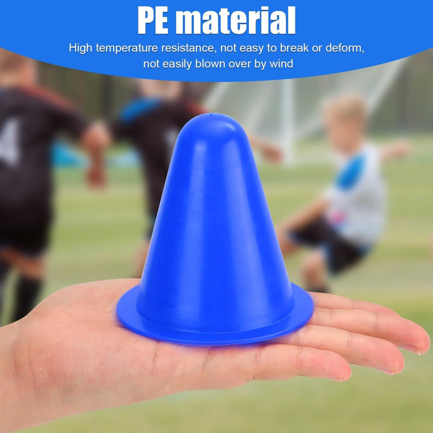 20pcs Soccer Cones, 3.15 Inch Mini Practice Cones Sports Cones Field Markers Cones Basketball Cones Training Cones for Outdoor Indoor Basketball Football Footwork Training