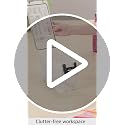 Translucent Craft Organizer Box - Lockable Storage for Art Supplies & School Items - One Size