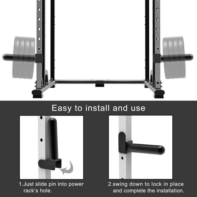 Kipika Weight Plate Holder for 2x2 Power Rack with 5/8" or 1" Hole - Power Rack Attachment for Olympic Weight Plates - Weight Storage Rack for Power Rack - Fit Olympic 2-inch weight plates - Set of 2