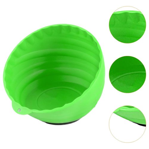 Gym Chalk Bowl Chalk Holder Multi Position Storage Bowl Gym Chalk Storage Container for Bouldering Barbell Weightlifting, Green