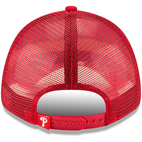 New Era Philadelphia Phillies Primary Logo Trucker 9Forty Adjustable Hat