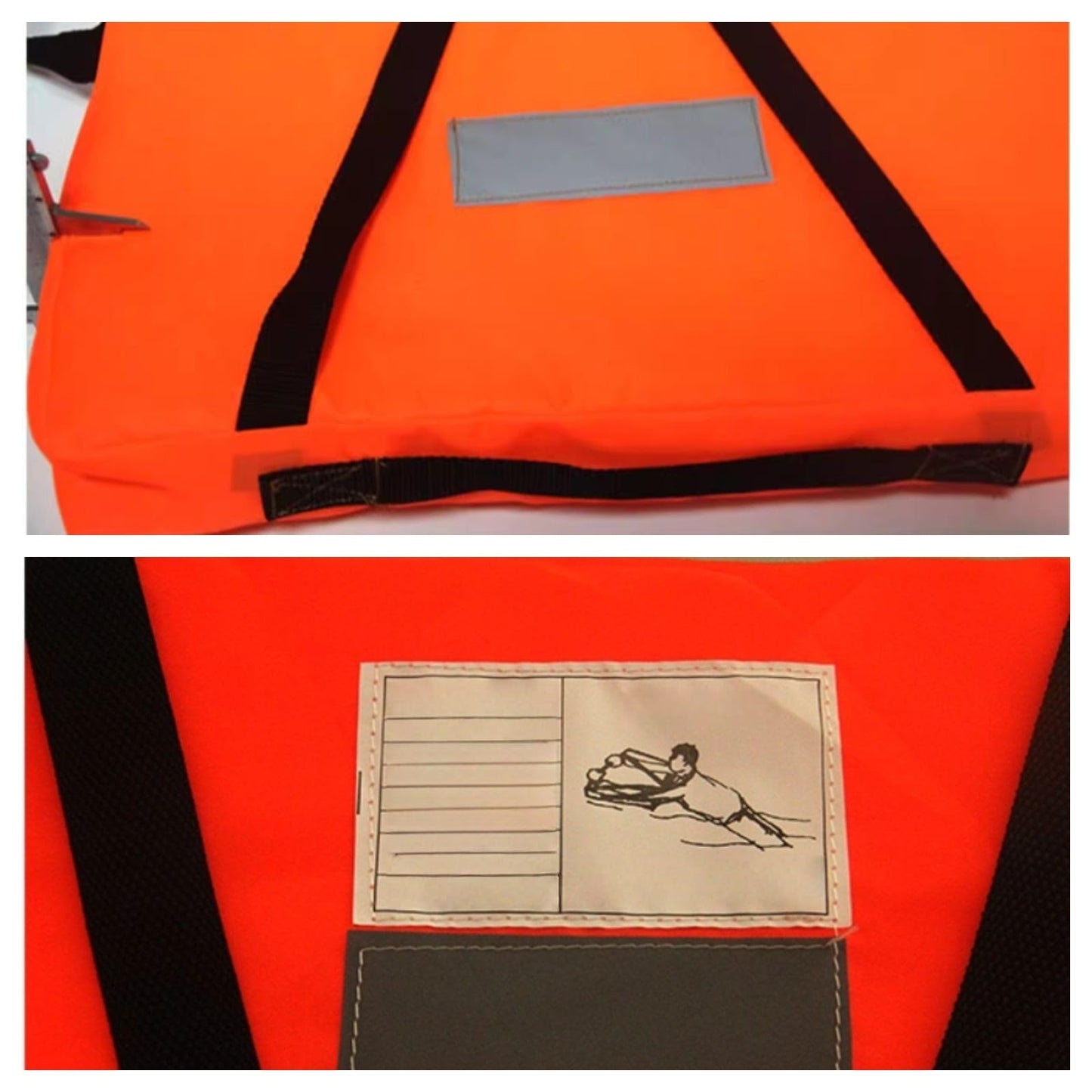 18''x14'' Throwable Flotation Device, Boat Throwable Flotation Device, Boat Throw Cushions Flotation for Boating, Swimming, Rescue Boat Throwable Flotation Device (1)