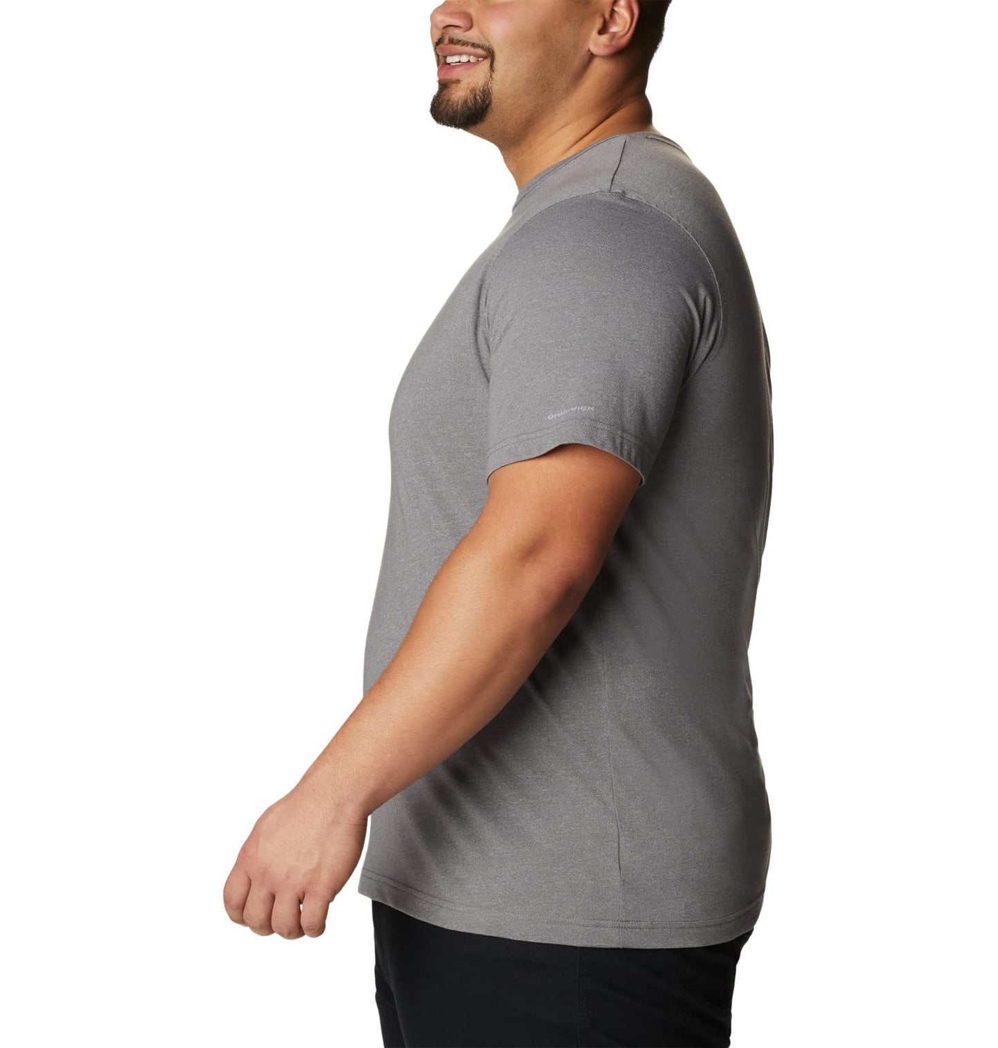 Columbia Mens Thistletown Hills Short Sleeve T-Shirt, City Grey Heather, X-Large Tall