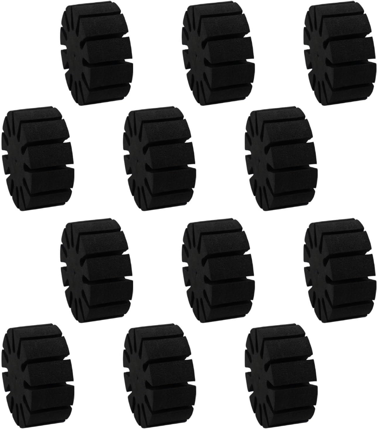 12PCS Arrow Holder Insert for Hunting EVA Foam Round Rack for Separating Arrows Compact Design for Easy Portability (12pcs)