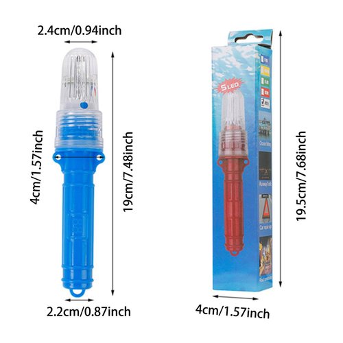 Boat Flares – Boat Flares Coast Guard Approved Marine | Waterproof Emergency Signals for Fishing Nets, Buoys & Boats (Red-3Pcs)