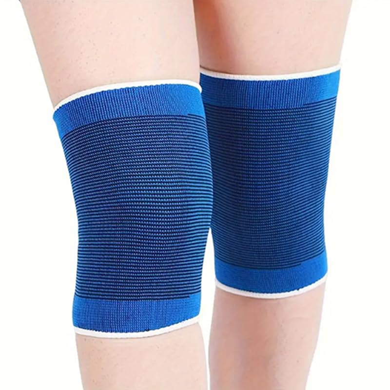 1 Pair Unisex Autumn And Winter Warm Knitted Knee Pads, Outdoor Sports Mountaineering Running Knee Pads, Leg Warmers, Sports Warm Protective Gear