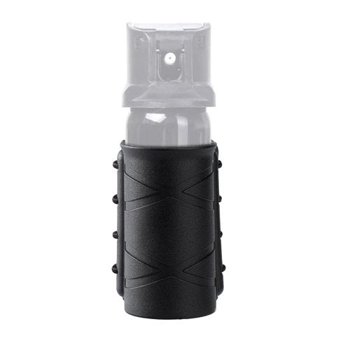 TACNEX Open Top OC/Mace Spray Holster for Duty Belt Quick Release Pepper Spray Case MK3 Canister Holder Polymer Carrier Sheath for Law Enforcement Police Prison/Correctional Officer Security Guard