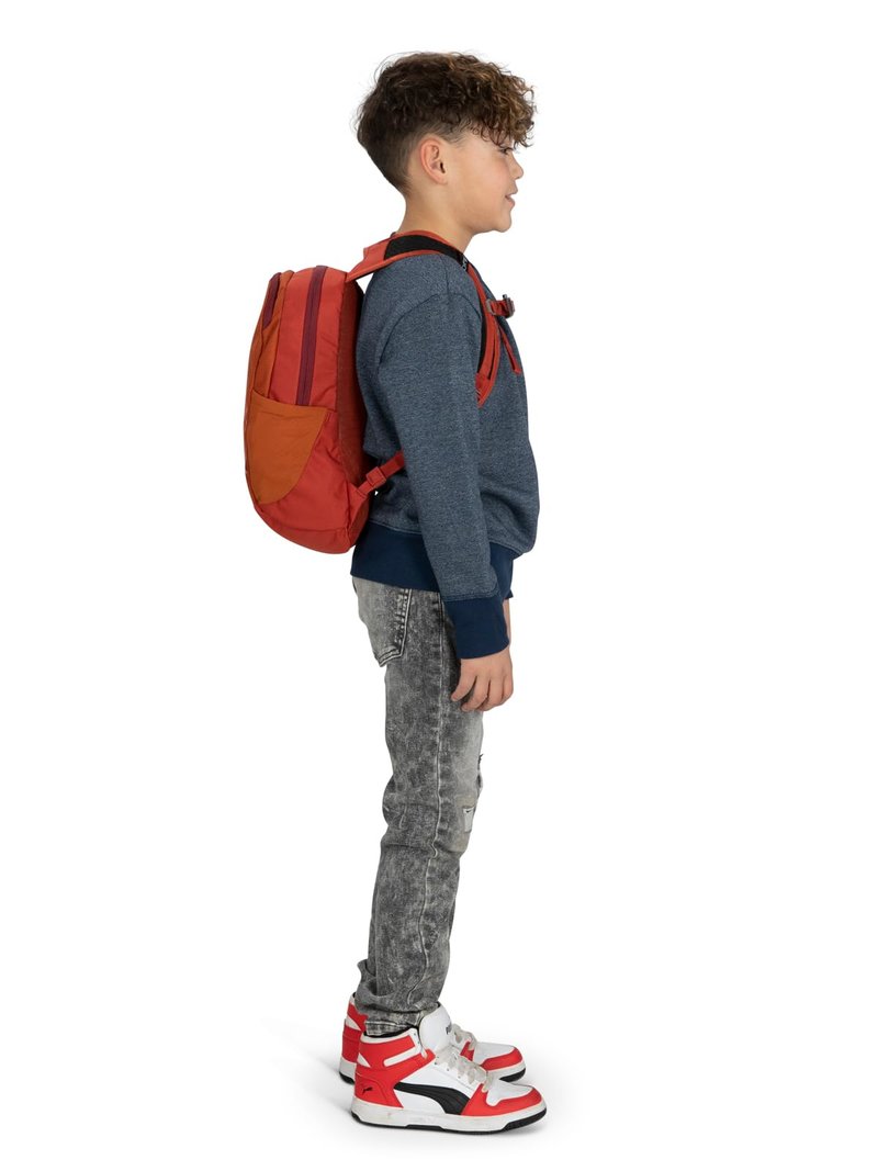 Osprey Daylite Jr. Kids' Commuter Backpack, Orange Dawn/Bazan