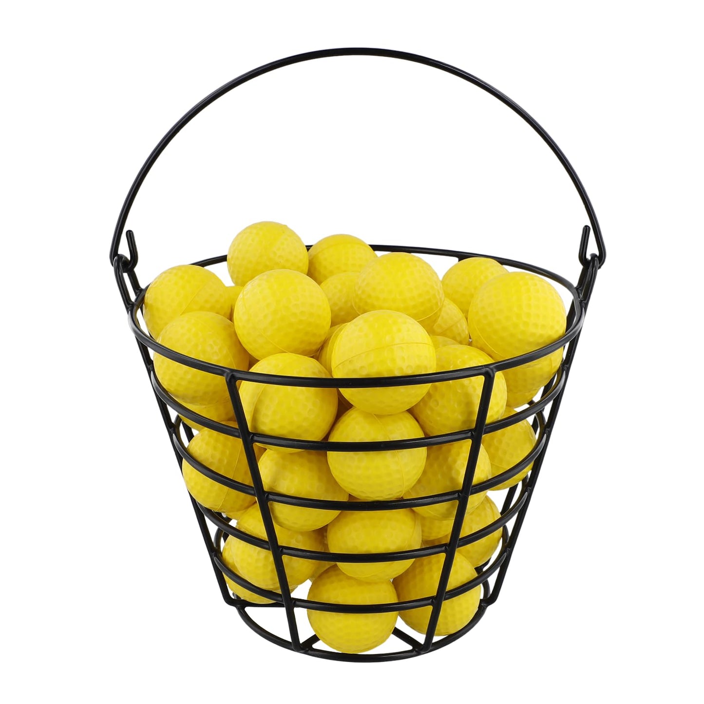Roykaw Golf Ball Basket Bucket Container for 50 Balls,with Handle,Built to Last/Easy to Organize