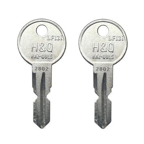 KeyPower Keys (2) for Sears X-Cargo Roof Rack Key Karrite Ski Bike xcargo Carrier Skyline Sportrack XL (2808)